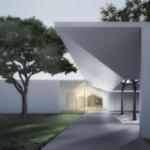 menil_drawing_institute_-_west_elevation_at_dusk